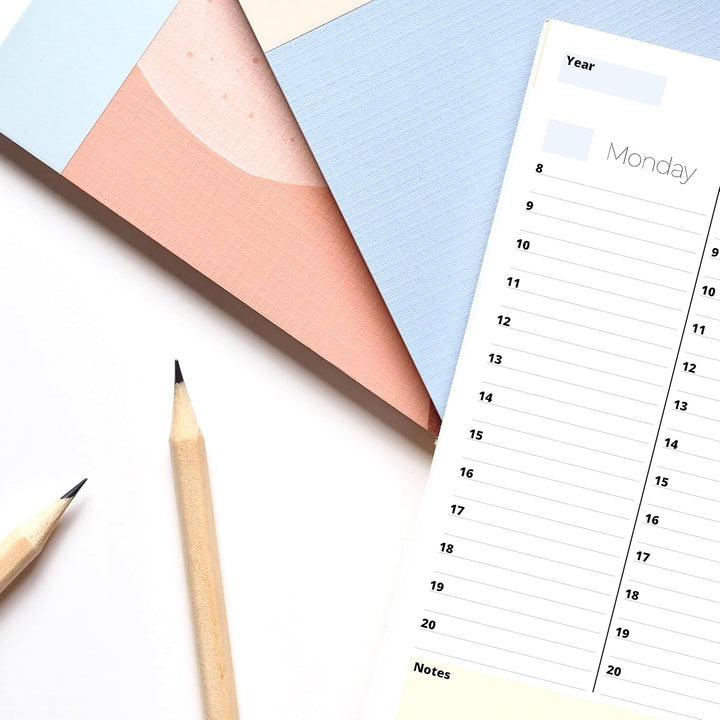 Weekly Planner Pad A4 - Stylish Undated Weekly Organiser, 52 Pages for Home, Study, Work & Family Pl