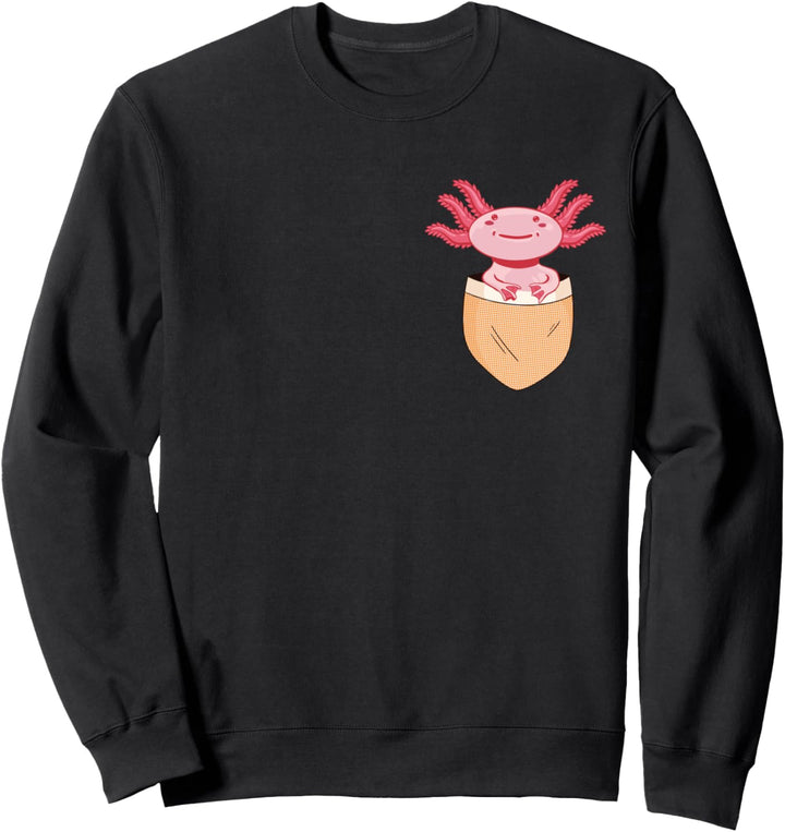 Axolotl tshirt Tasche Terrariums Amphibien Aquarium Axolotl Sweatshirt
