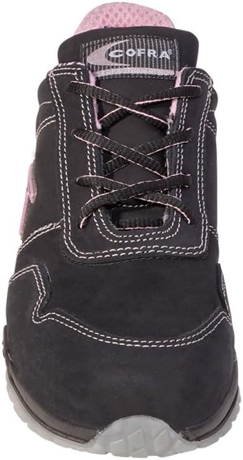 Cofra 78500-010.W37 ALICE S3 SRC Sicherheitsschuhe, Schwarz/Rosa, Grösse 37 37 EU, 37 EU