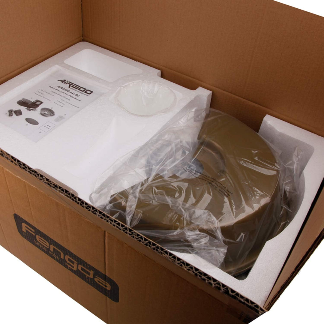 Airgoo Töpferscheibe Ceramics Clay Machine Pottery Wheel AG-60 250W Elektrische Maschine mit Indepen