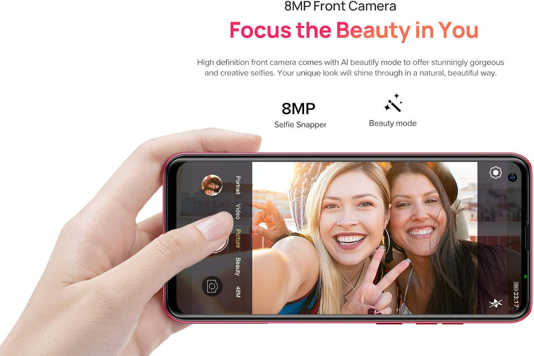 Ulefone Android 11 Smartphone ohne Vertrag, Note 11P 4G Handy, Helio P60 Octa-Core 8GB+128GB, Dual-S