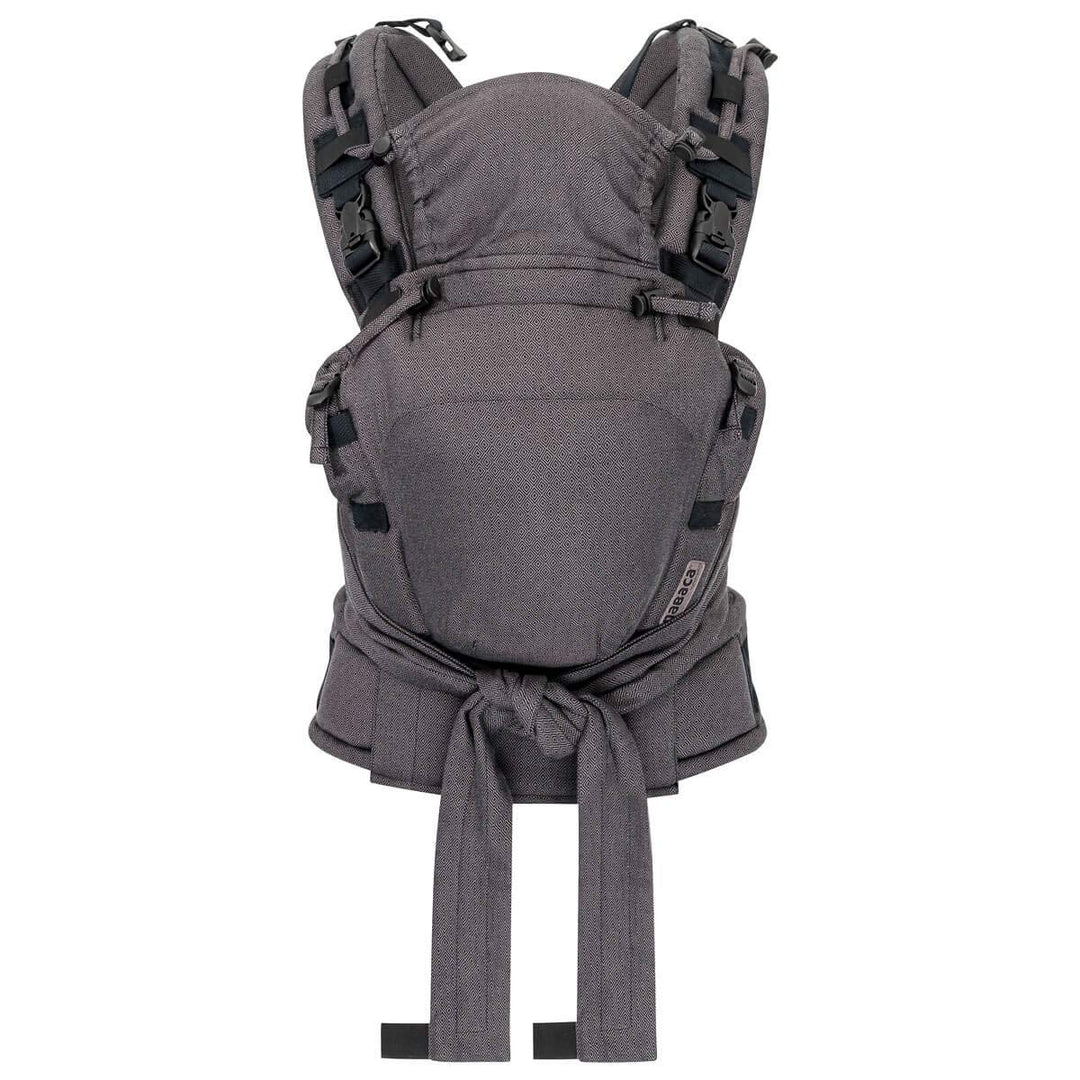 HOPPEDIZ® NABACA® Komfort-Modultrage, Basic-Set London grau-schwarz, London grau