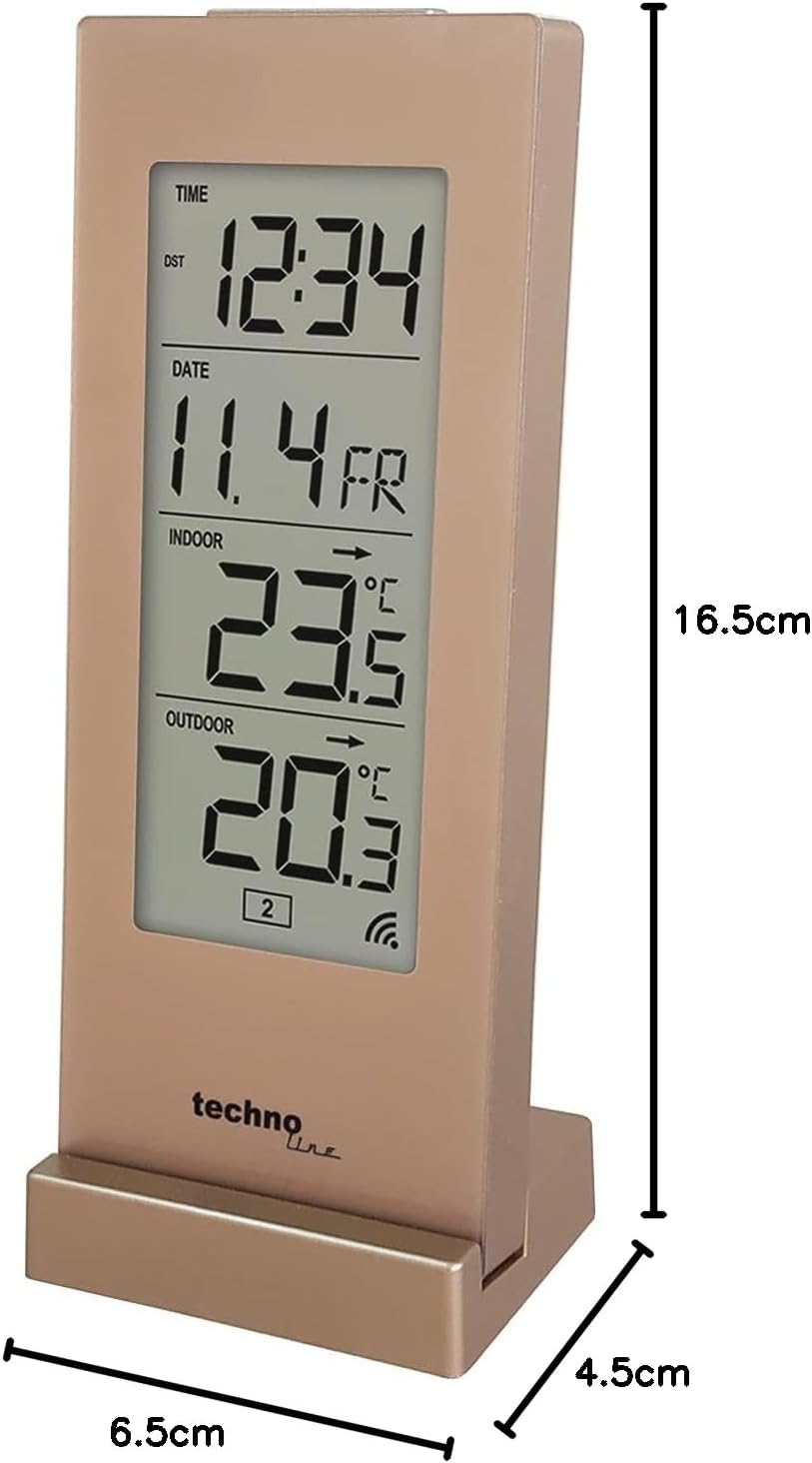 technoline Wetterstation WS 9767 champagner, champagner