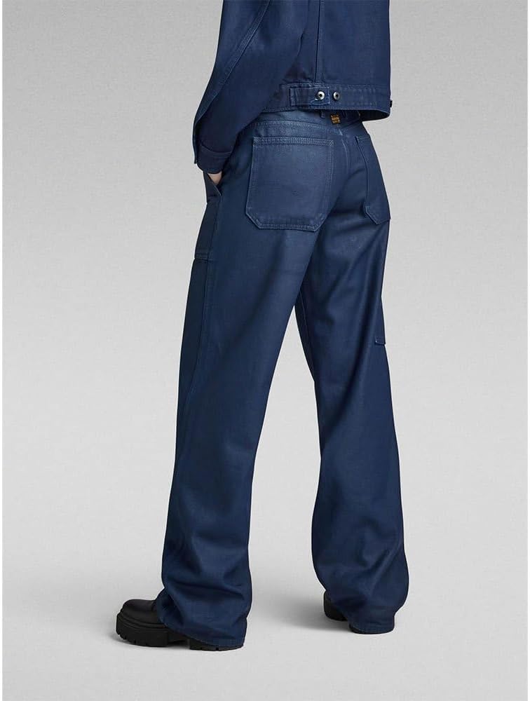 G-STAR RAW Damen Judee Carpenter Loose Jeans 26W / 30L Blau (Luna Blue Cobler D23590-d436-g275), 26W