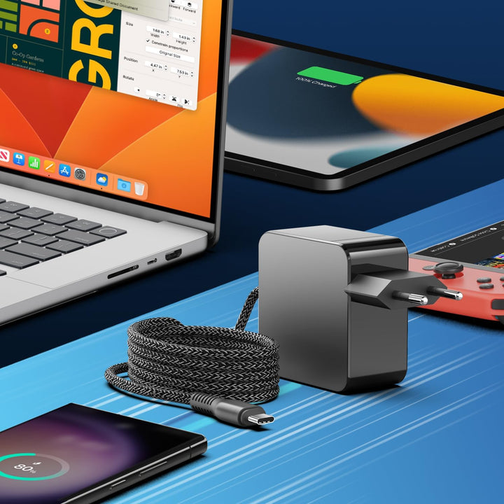 HKY 45W USB C Ladegerät für Anker Soundcore Mini Bluetooth Lautsprecher, JBL Charge 6 Clip 5, JBL Tu