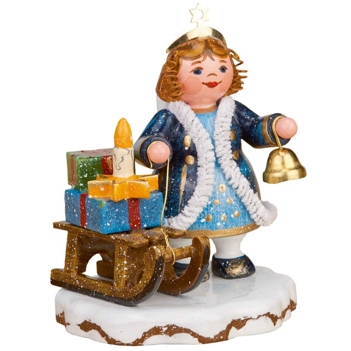 Hubrig Volkskunst Winterkinder HimmelskindMein Herzenswunsch - 6cm