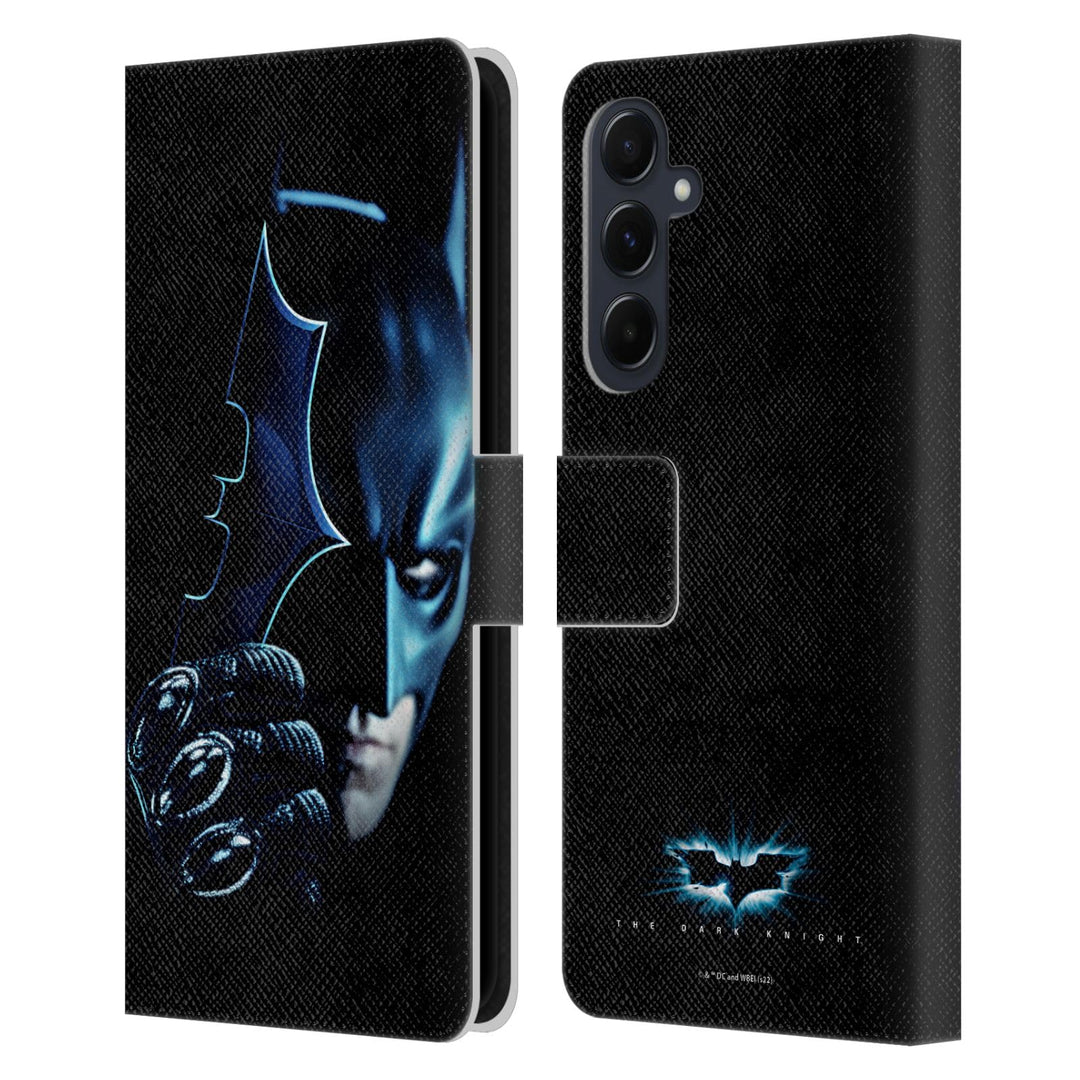 Head Case Designs Offizielle The Dark Knight Batman Batarang Wichtige Kunst Leder-Wallet-Hülle Kompa