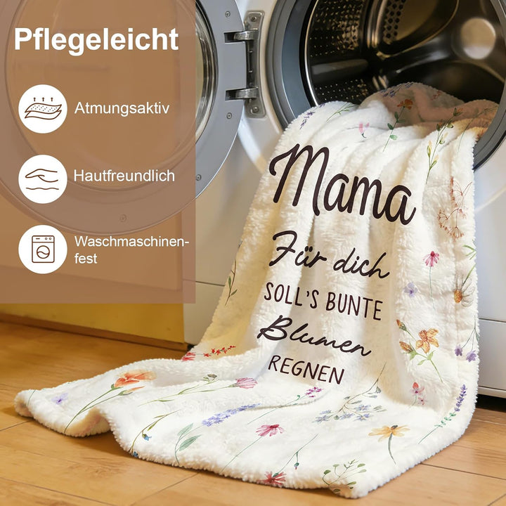 Geburtstagsgeschenk für Mama, Mama Geschenke | Decken für Mama, Geschenk für Mutter von Tochter Sohn