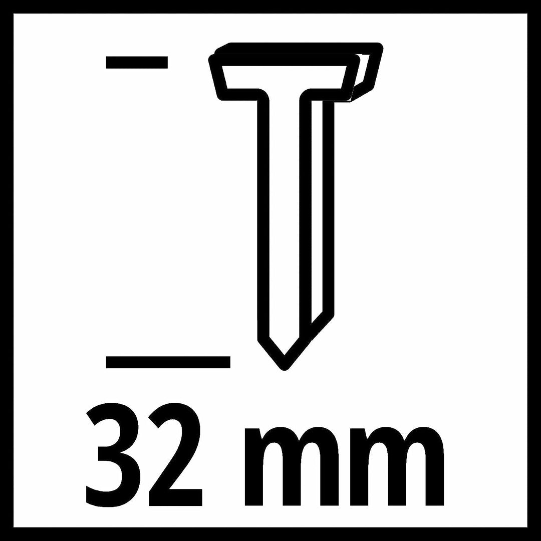 Original Einhell Nägel (Nagler/Tacker-Zubehör, passend für Einhell Akku-Nagler TE-CN 18 Li & Akku-Na