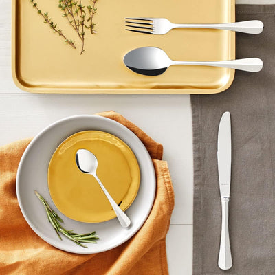 Amefa Baguette Besteck Set für 6 Personen, Essbesteck 24-teilig, Edelstahl poliert & rostfrei, spülm