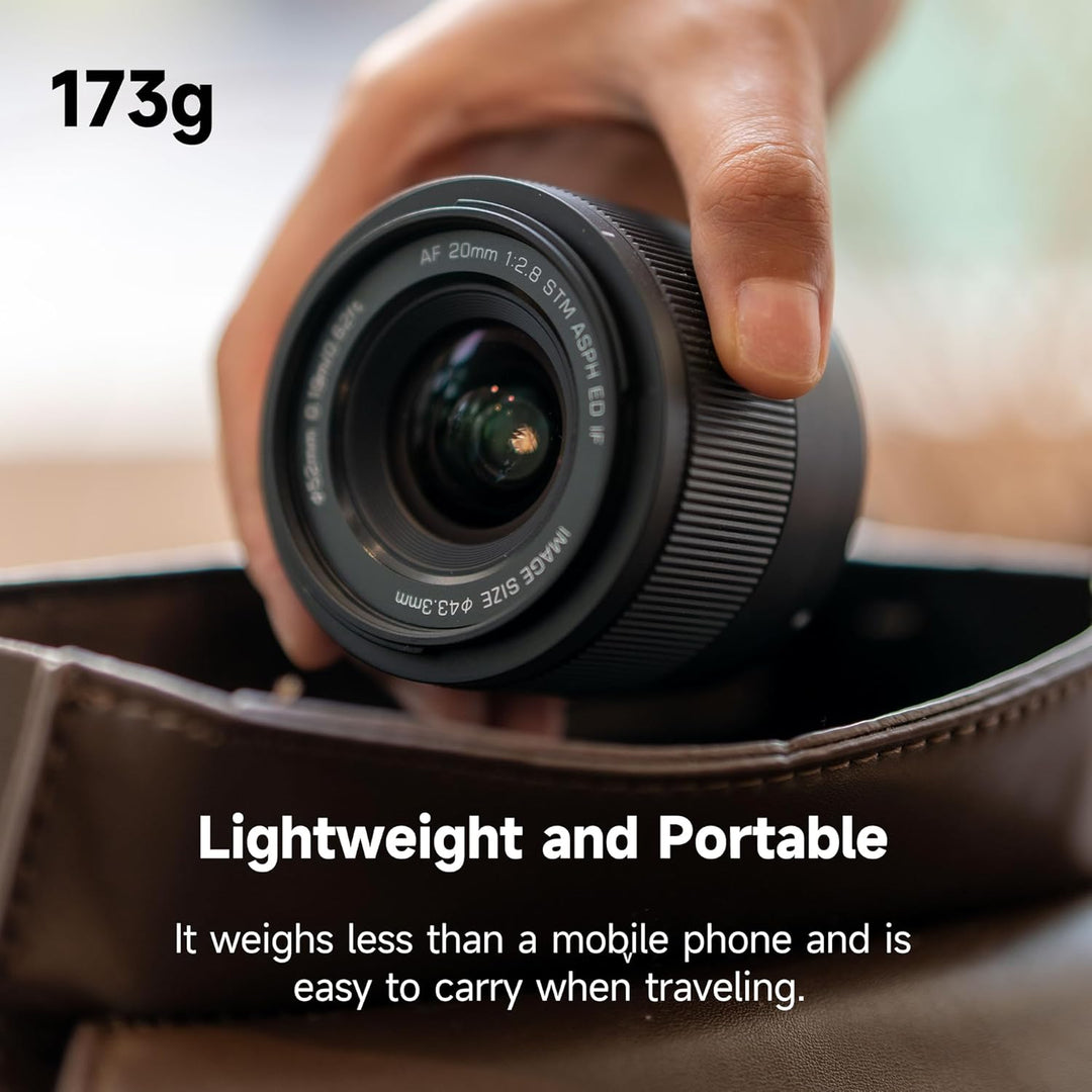 VILTROX AF 20mm F2.8 f/2.8 Air Objektiv für Nikon Z-Bajonett, Weitwinkel-Vollformat-Autofokus-Objekt