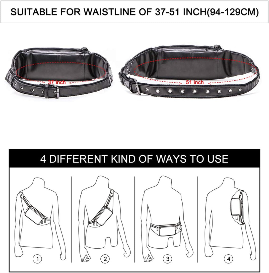 CONTACTS Sling Bag Herren/Damen Crossbody Sling Rucksack Brusttasche Outdoor Freizeit Sport Handytas
