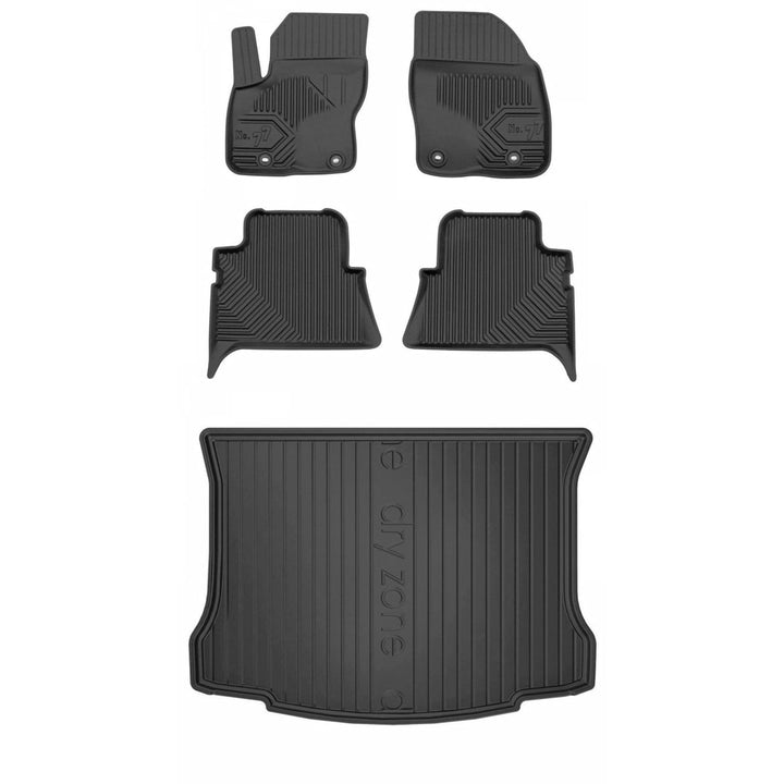 Satz Fussmatten und Gummimatte für Ford Kuga I 2008-2012