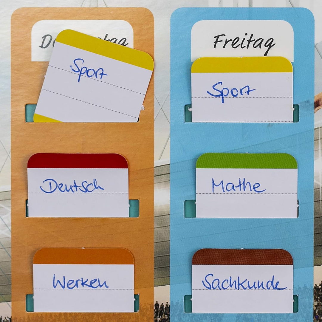 ROTH Klipp&Klar Stundenplan Steck Fix - Fussballer, A3 - ideal für Fussball-Fans in der Grundschule