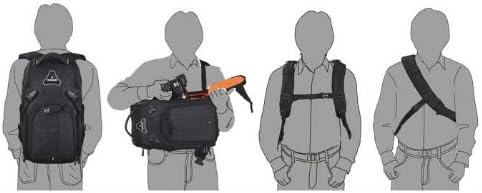 Mittelgrosser Fotorucksack mit variablen Innenraumtrennern