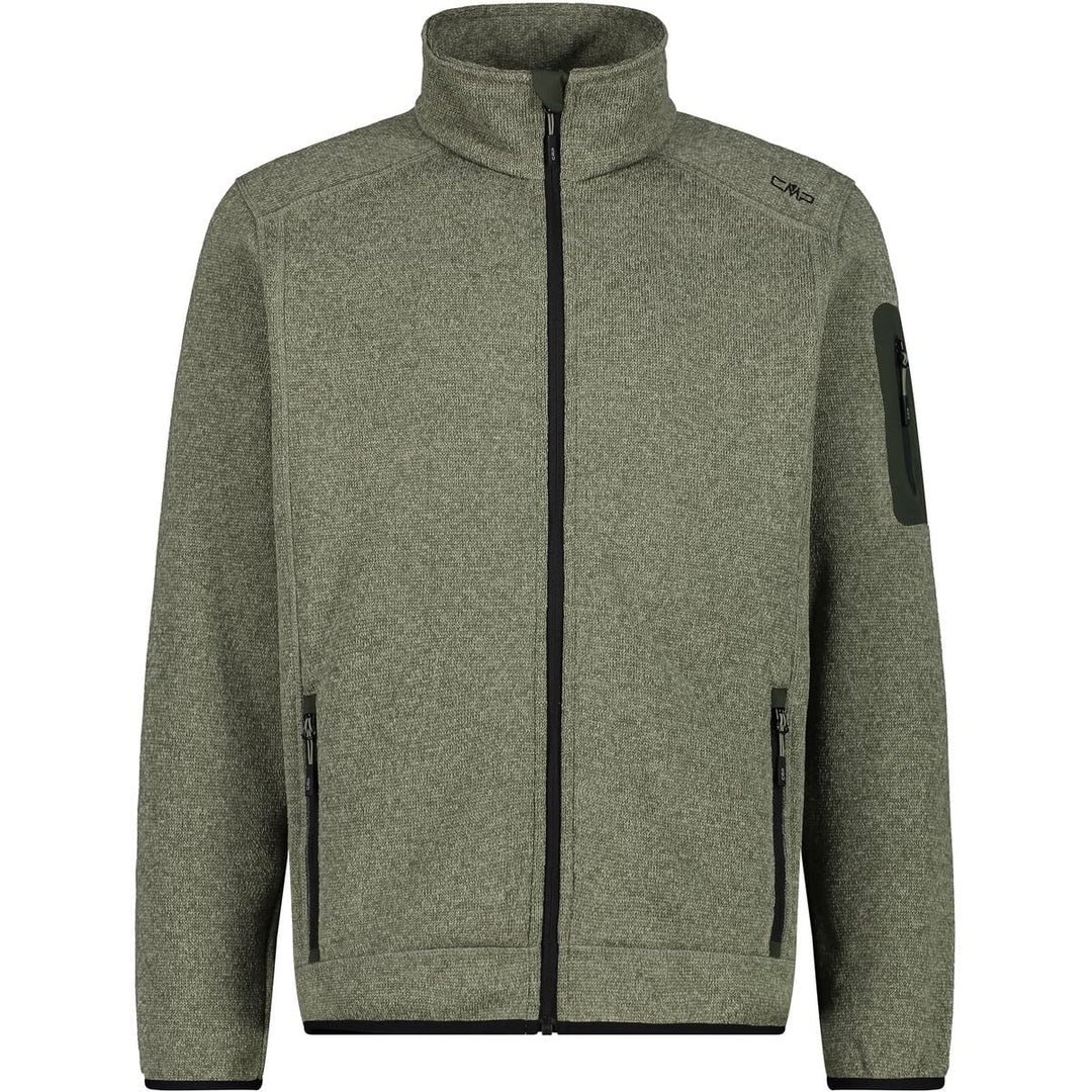 CMP Herren Herrenjacke fleecejacke 58 Khaki-ölgrün, 58 Khaki-ölgrün