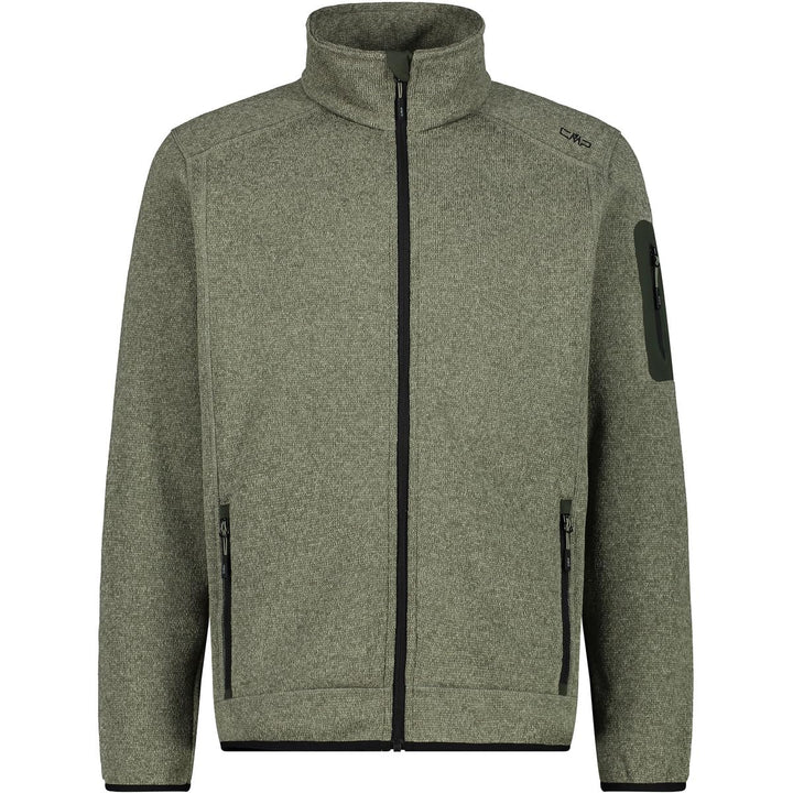 CMP Herren Herrenjacke fleecejacke, Khaki-Ölgrün