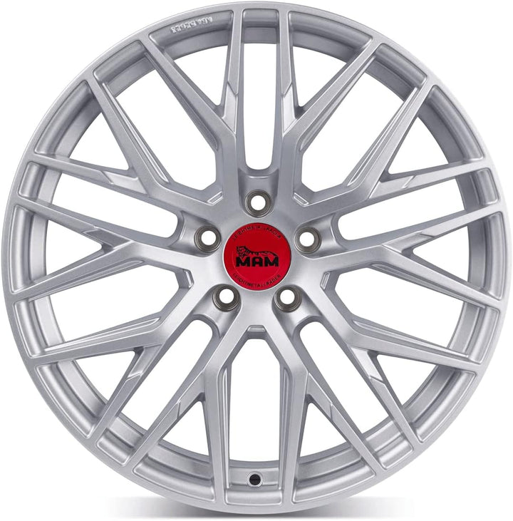 MAM RS4 7.5JX17 5/112 ET35 66.6 MATT SILVER PAINTED Alufelge