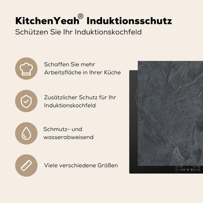 KitchenYeah© Herdabdeckplatte Einteilig Ceranfeld Abdeckplatte Küche Ceranfeldabdeckung Anti Rutsch