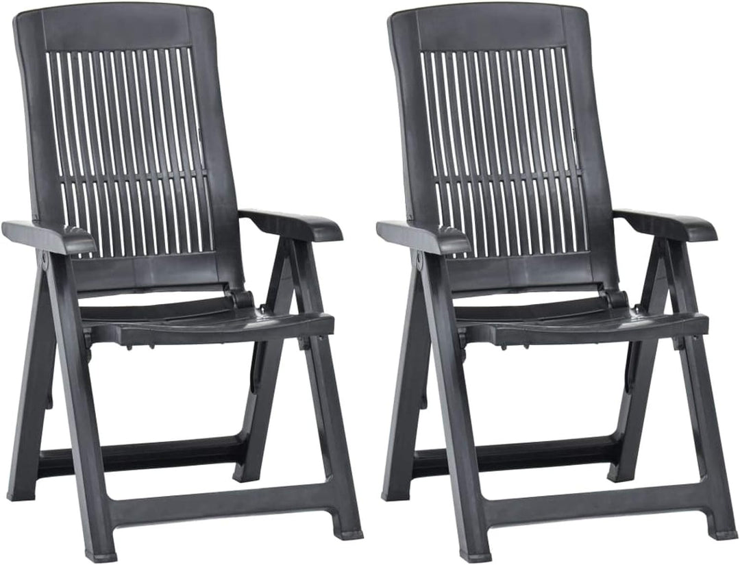 Gecheer 2X Verstellbare Gartenstühle Gartenstuhl Verstellbar Stuhl Klappsessel Klappstuhl Campingstu