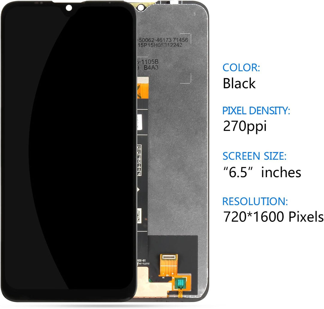 Für Motorola Moto E20 LCD-Bildschirm für Motorola E20 Bildschirm Ersatz E20 LCD Display XT2155 Touch