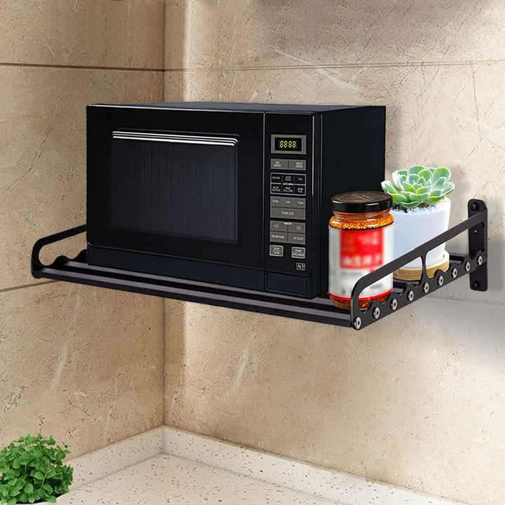 50cm Mikrowelle Halterung Wandmontage Mikrowellenhalter Microwellen Wandregal Aluminum Wandregal Hal