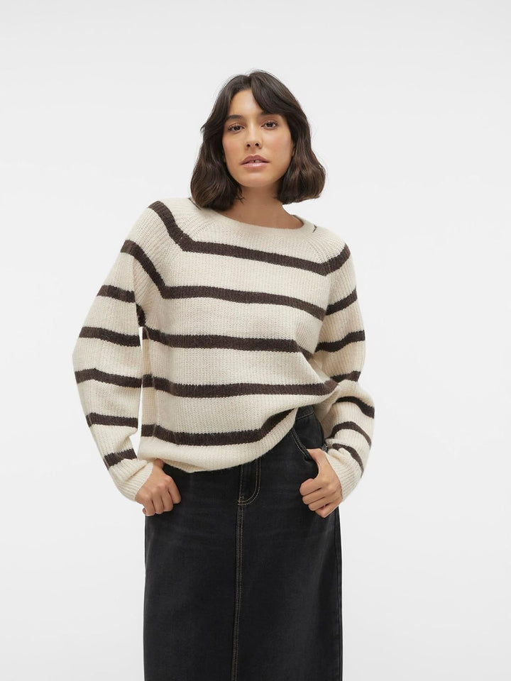 VERO MODA Female Strickpullover VMASTA Pullover M Birch, M Birch