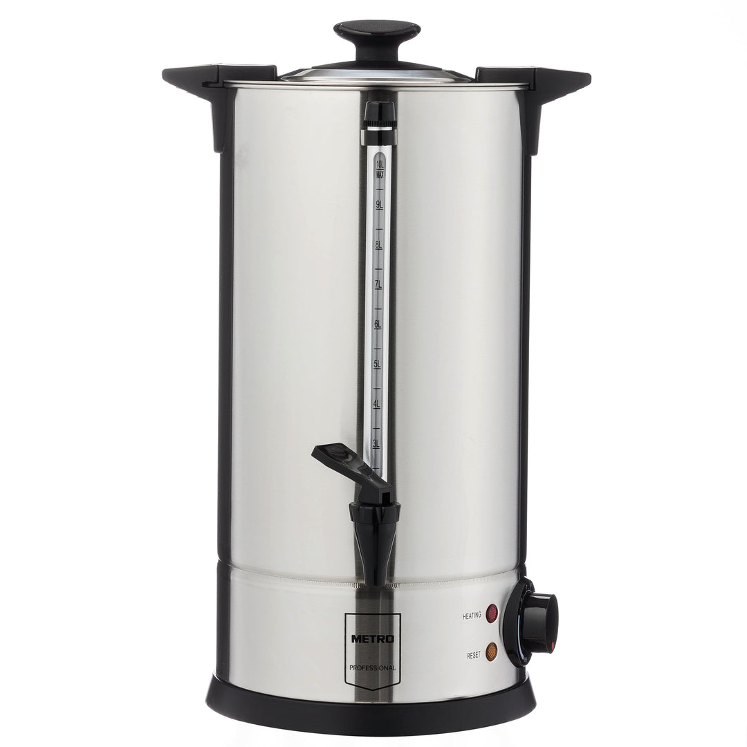 METRO Professional Wasserkocher GWB1010, auch für Glühwein, Glühweinspender, 10 Liter, 65 Tassen, 13