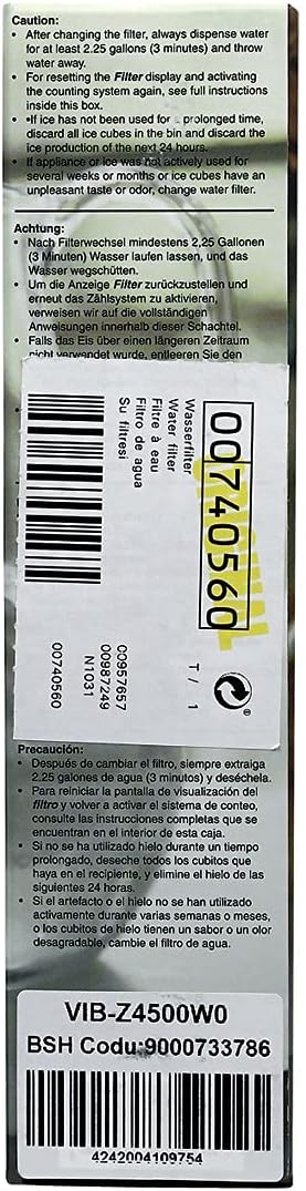 Bosch 00740560 Wasserfilter