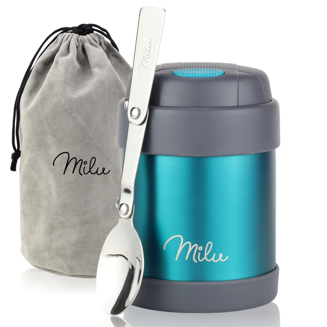 Milu Thermobehälter für Lebensmittel, 300 ml, 440 ml, 450 ml, 650 ml, 800 ml, Thermobehälter aus Ede