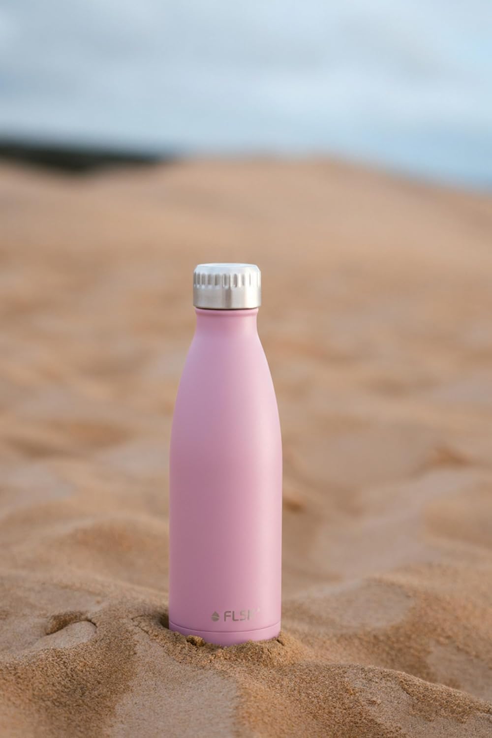FLSK Trinkflasche – Premium Edelstahl Thermosflasche – 100% auslaufsicher & kohlensäuregeeignet – hä