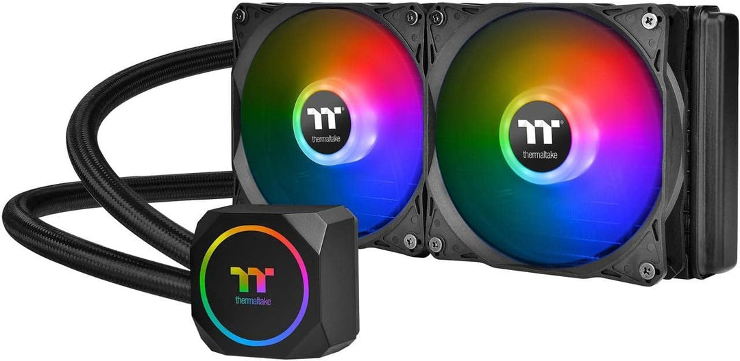 Thermaltake TH240 ARGB Sync All-In-One 240mm Wasserkühlung | 5V adressierbar | leise 2x 120-mm-Lüfte