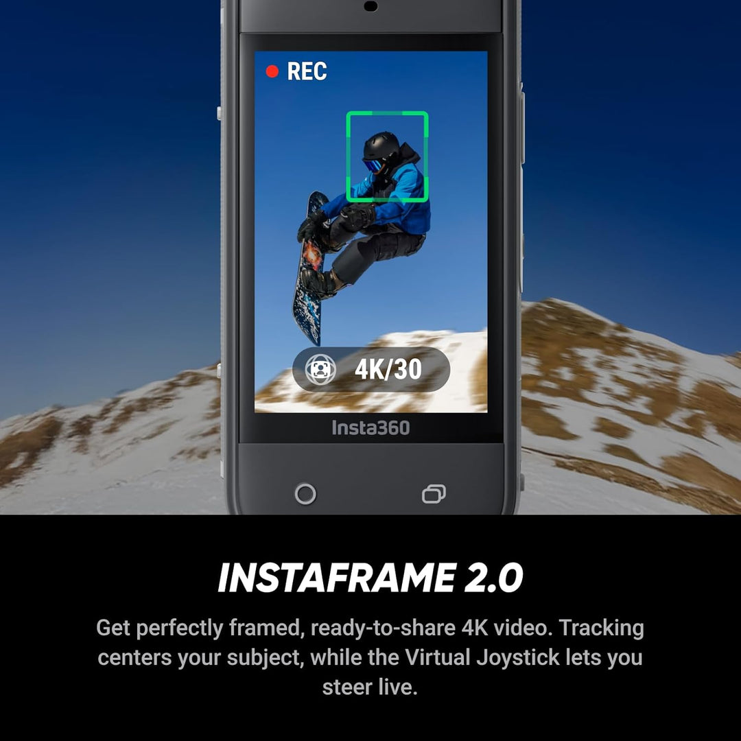 Insta360 X5 Auf Geht's-Bundle Satinweiss - wasserdichte 8K 360°-Kamera, Führend bei wenig Licht, Uns