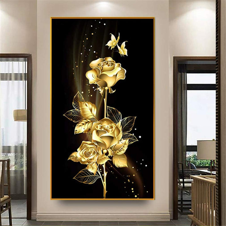 RAILONCH DIY Diamond Painting 5D Diamant Painting Set Full Drill Stickerei Gross Bilder Diamonds Mal