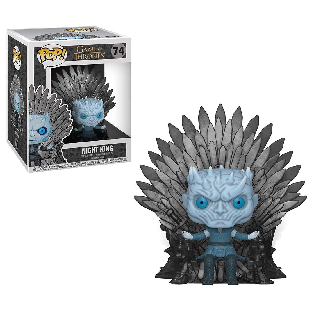Funko POP!. Deluxe: Game 0: Night King Sitting On Throne, One Size - Game of Thrones - Vinyl-Sammelf