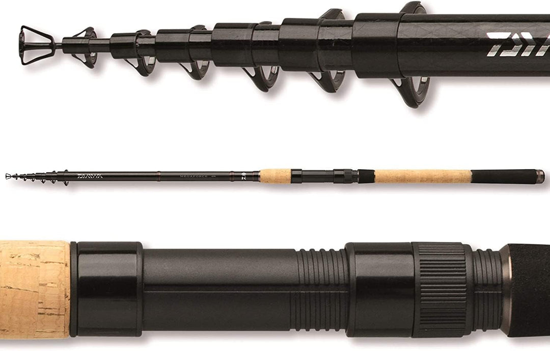 Daiwa Megaforce Tele Teleskoprute 2.10m / 2,40m / 2,70m /3,00m / 3,30m / 3,60m / 3,90m / 4,20m Allro