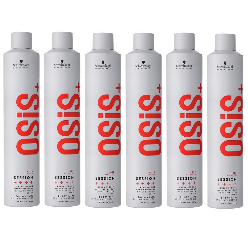 Schwarzkopf OSiS Session Haarspray SET 6 x 500ml Schwarzkopf 500 ml (6er Pack), Schwarzkopf 500 ml (