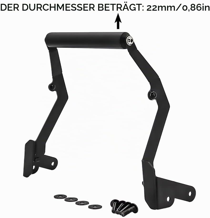 Baceyong Motorradständerhalter, Handy-GPS-Navigationsplattenhalterung, Kompatibel mit Honda CRF1100L