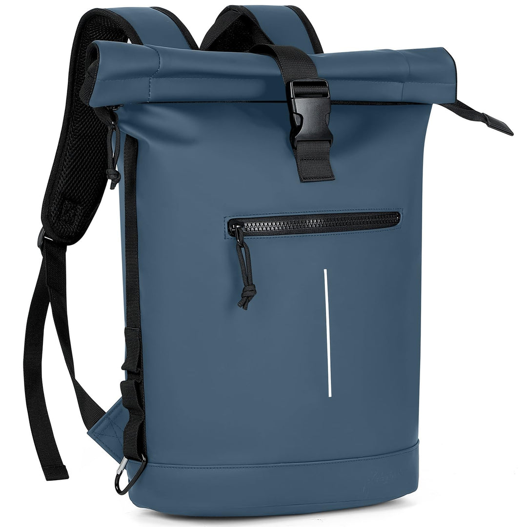 Lekeinchi Rolltop Rucksack Wasserdicht für Damen &amp; Herren, Grosser Laptop Rucksack mit Computerfach