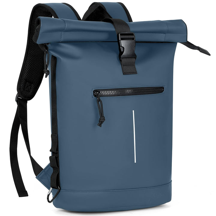 Lekeinchi Rolltop Rucksack Wasserdicht für Damen &amp; Herren, Grosser Laptop Rucksack mit Computerfach