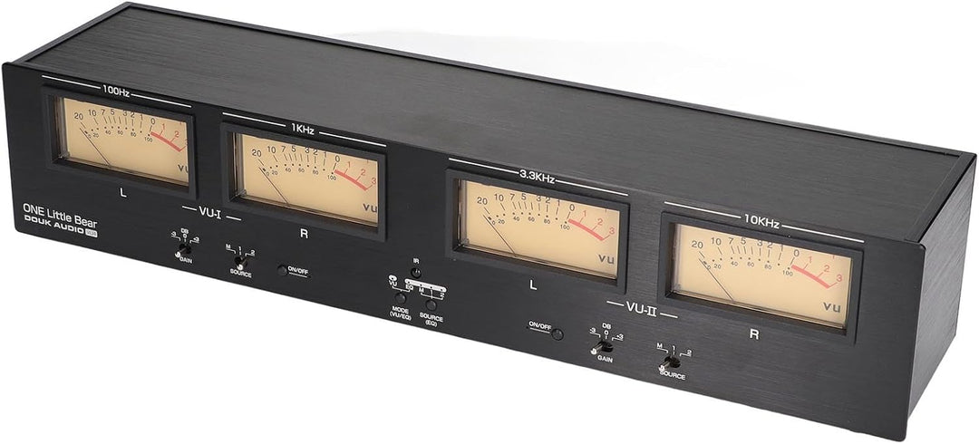 4 -Wege Vu Meter 3 Gain XLR Switcher Ein Soundindikator 100? 240 V US -Stecker TOR 100? 240V US Stec