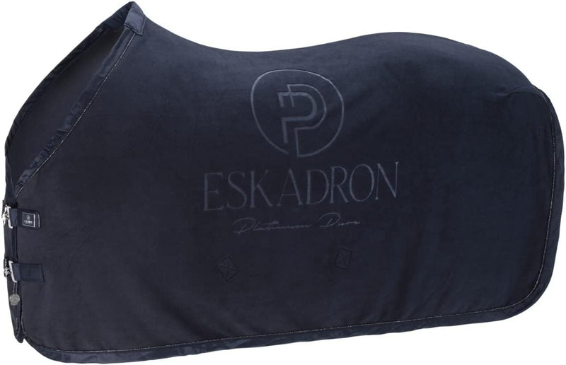 Eskadron Abschwitzdecke FLEECE EMBOSS darknavy navy 135cm, navy 135cm