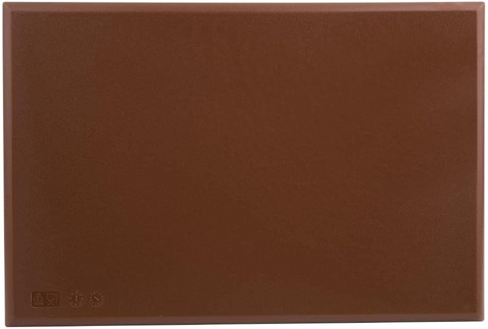 Hygiplas HDPE snijplank bruin 450x300x25mm Braun, Braun