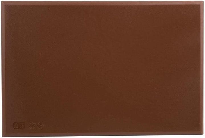 Hygiplas HDPE snijplank bruin 450x300x25mm Braun, Braun