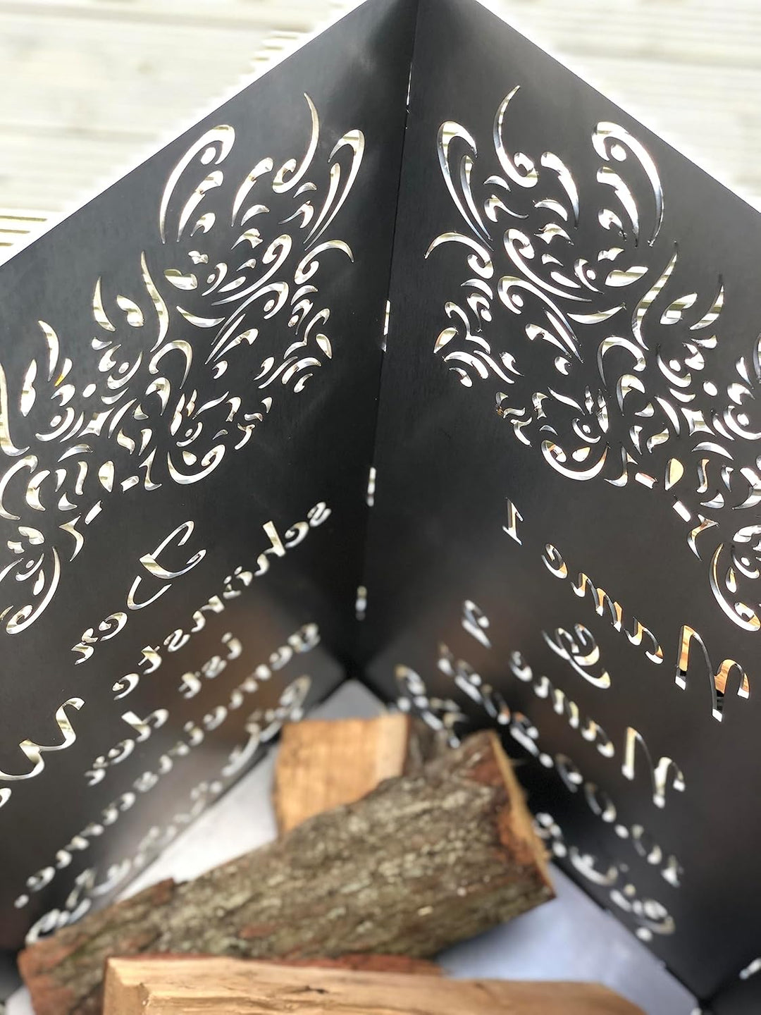 EXTRAVAGANT® Feuertonne Hochzeit Hochzeitsgeschenk PERSONALISIERT Namen Brautpaar Geschenk individue