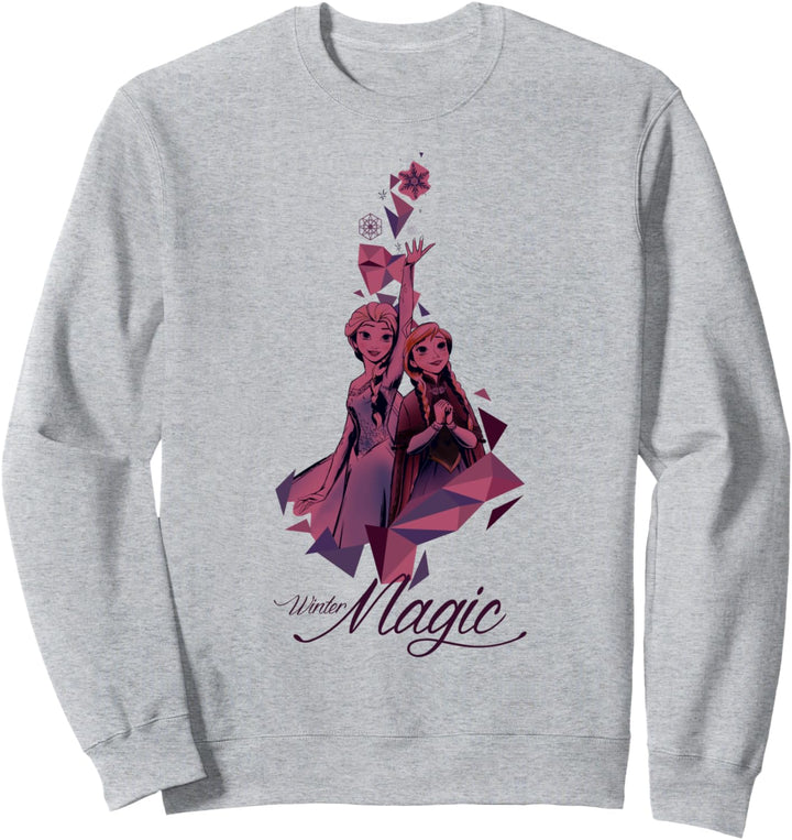 Disney Frozen Elsa And Anna Winter Magic Portrait Sweatshirt