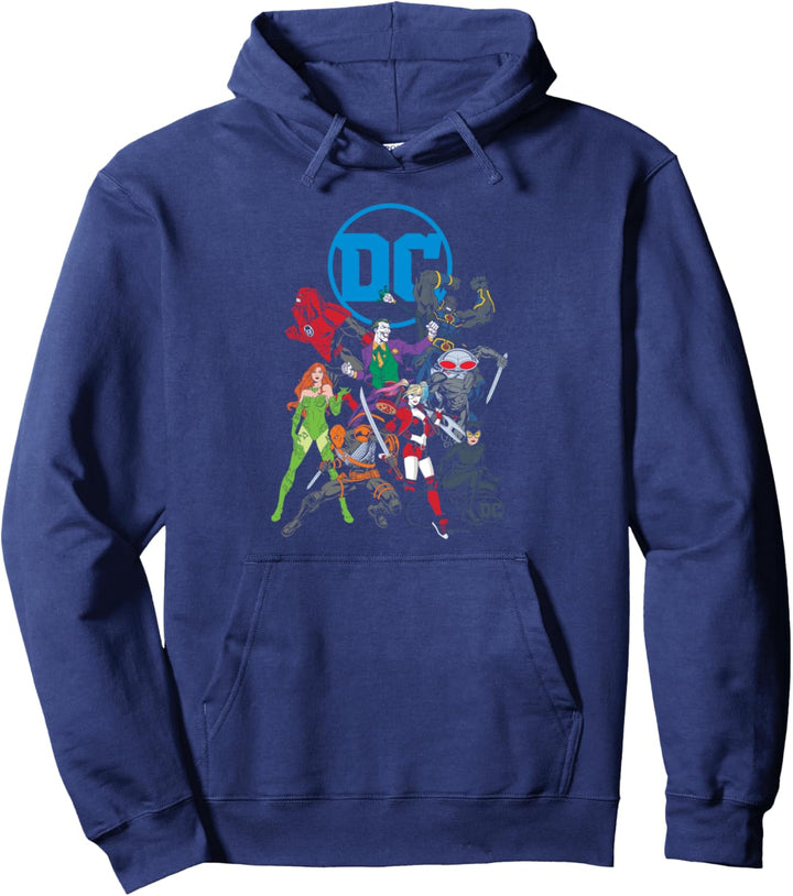 Justice League Villian Logo Pullover Hoodie