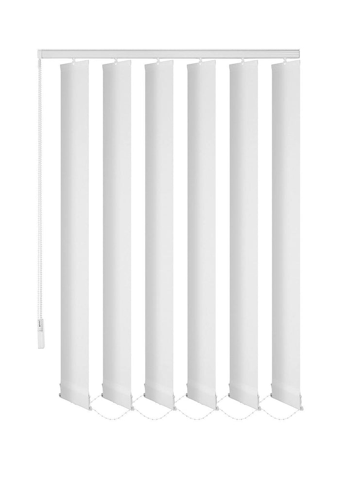ERSATZLAMELLEN 8 FARBEN 250 CM LANG INDIVIDUELL KÜRZBAR AUSTAUSCHLAMELLEN LAMELLENVORHANG (Weiss, 20