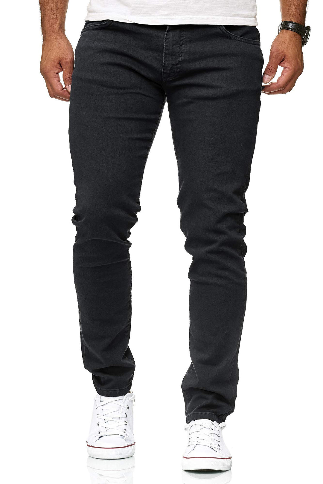 Redbridge Herren Slim M4224 28W / 30L Schwarz, 28W / 30L Schwarz