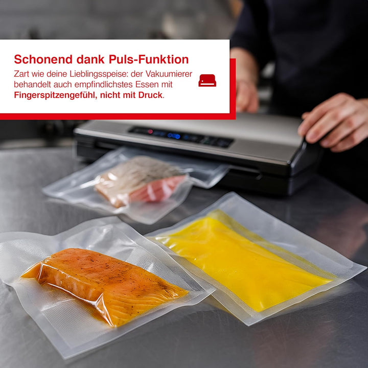 Solis Vac Prestige Maxi Vakuumierer mit wählbarer Schweissnaht und Puls-Funktion, 40 cm XXL-Vakuumie